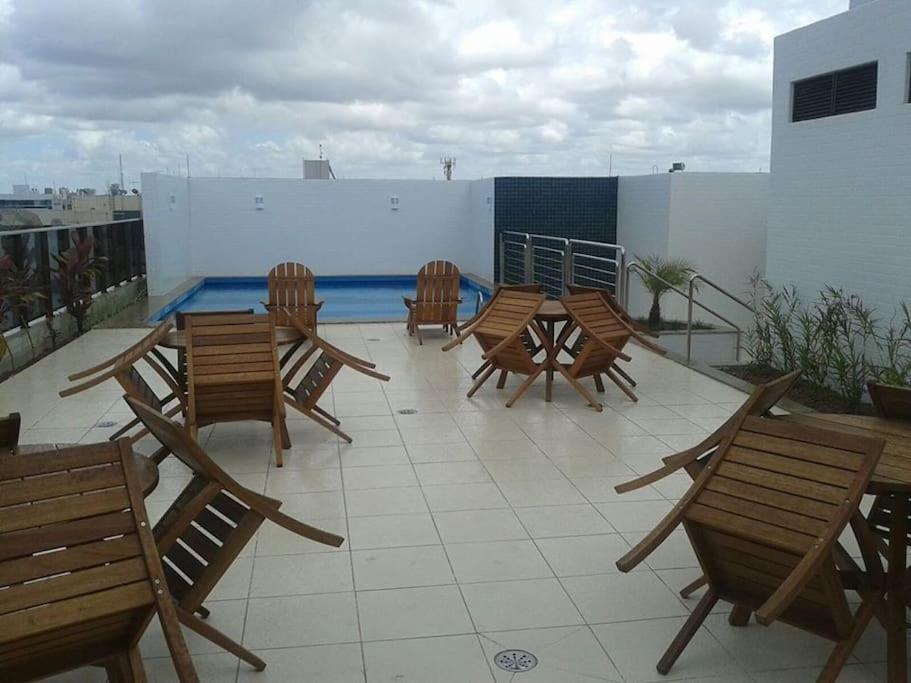 Moderno apartamento perto da praia Maceió Esterno foto